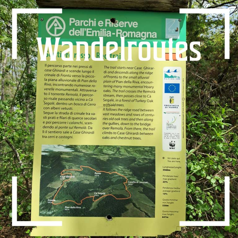 wandelen banner vierkant